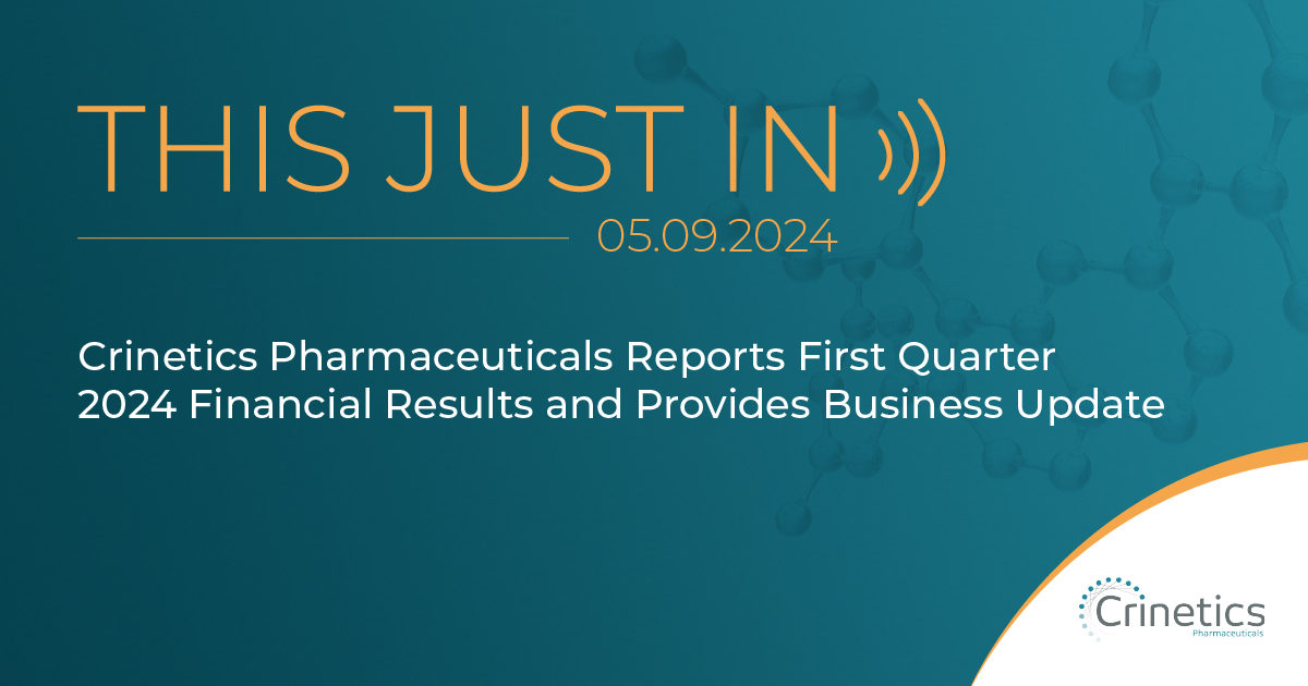 Crinetics Pharmaceuticals Reports First Quarter 2024 Financial Results ...